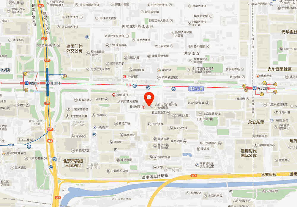 北京广播大厦位置地图